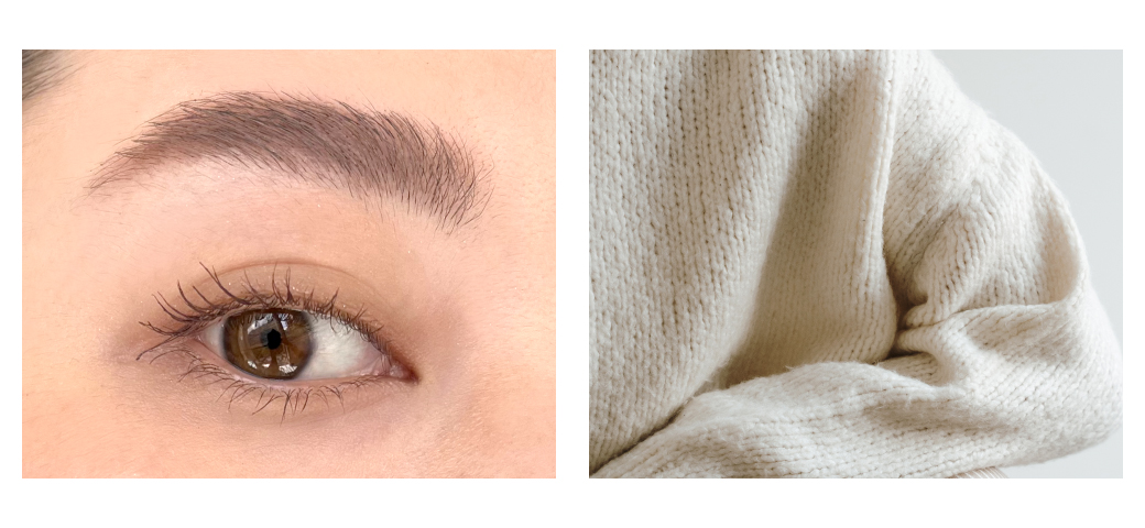 Knit × Airy Brow1